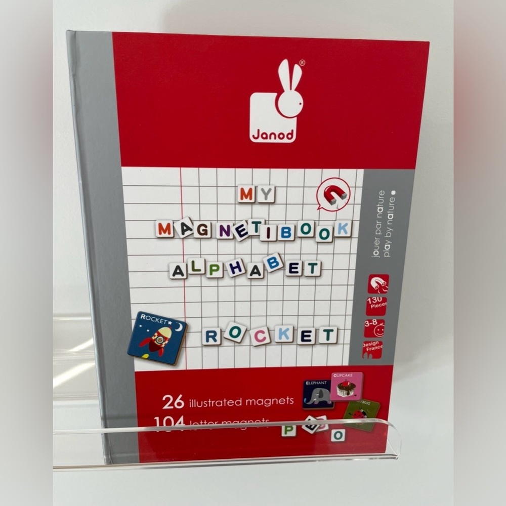 Janod My Magneti'Book Alphabet Rocket Puzzle